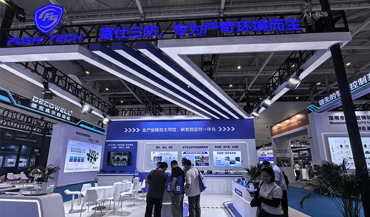 FushiZK تعرض الأجهزة اللوحية القوية في معرض IOTE 2025 Shenzhen